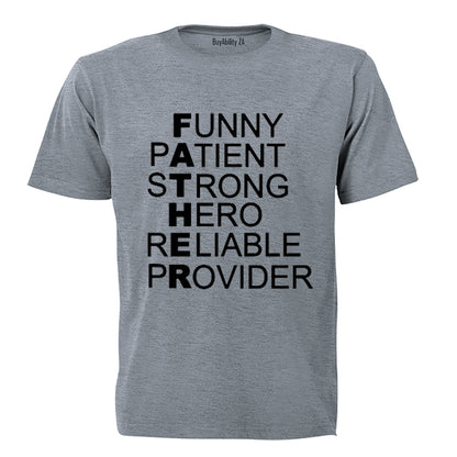 Definition of Father! - Adults - T-Shirt - BuyAbility
