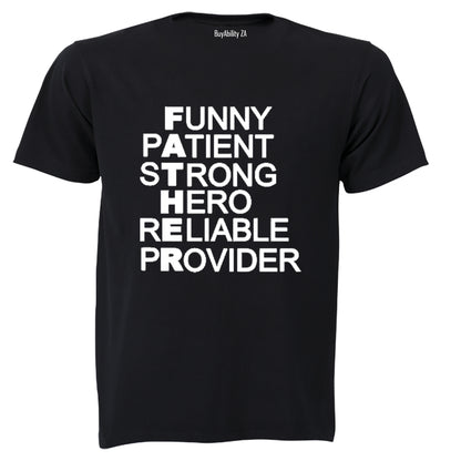 Definition of Father! - Adults - T-Shirt - BuyAbility