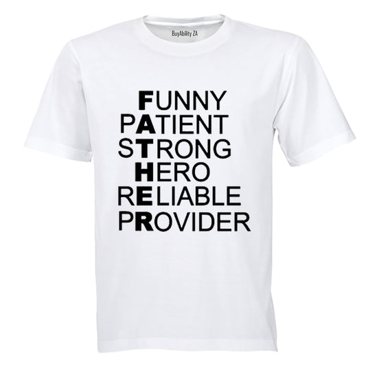 Definition of Father! - Adults - T-Shirt