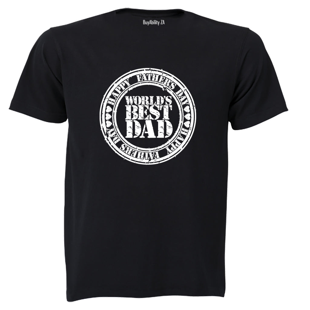 Father's Day - World's Best Dad - Adults - T-Shirt