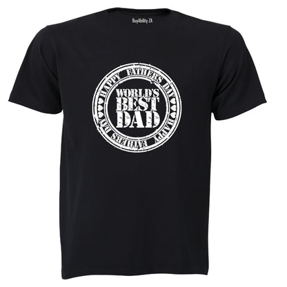 Father's Day - World's Best Dad - Adults - T-Shirt