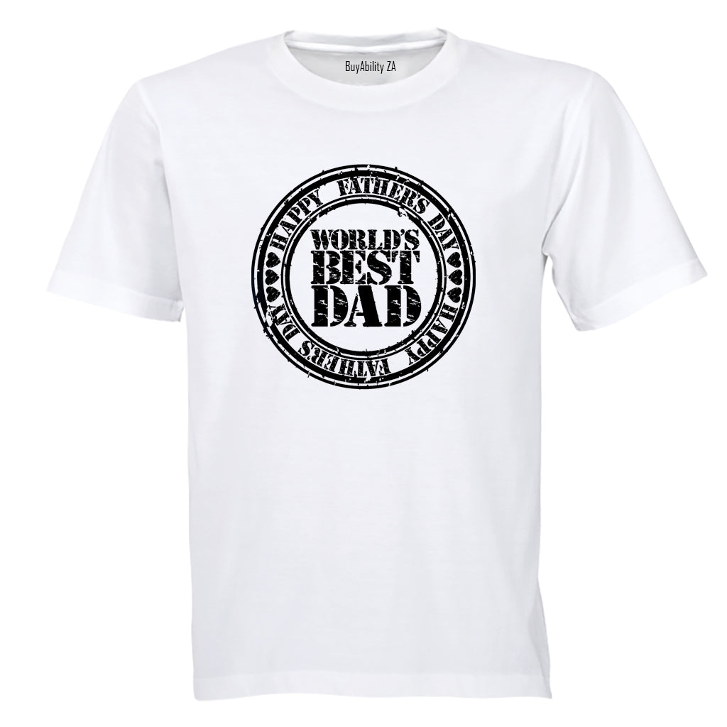 Father's Day - World's Best Dad - Adults - T-Shirt