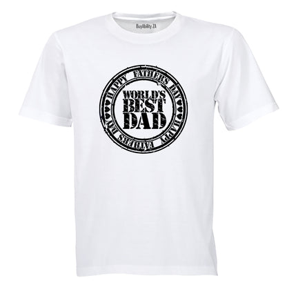 Father's Day - World's Best Dad - Adults - T-Shirt