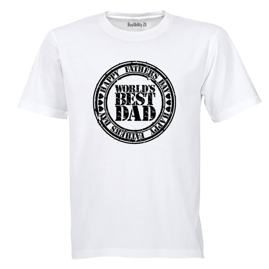 Father's Day - World's Best Dad - Adults - T-Shirt