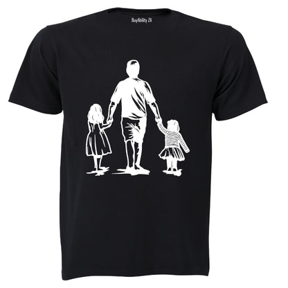 Father and Daughters - Adults - T-Shirt