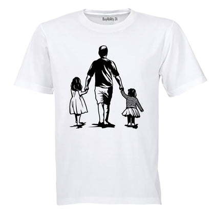Father and Daughters - Adults - T-Shirt