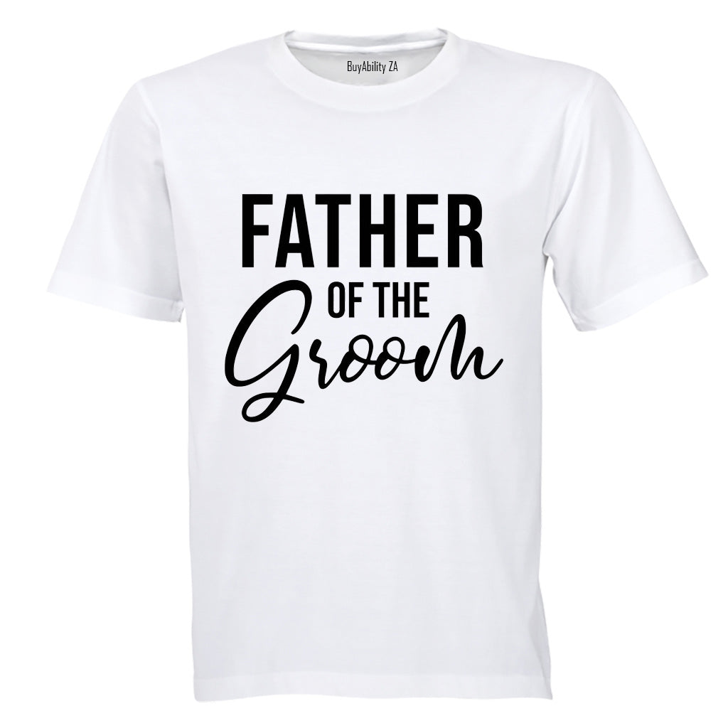Father of The Groom - Adults - T-Shirt - BuyAbility