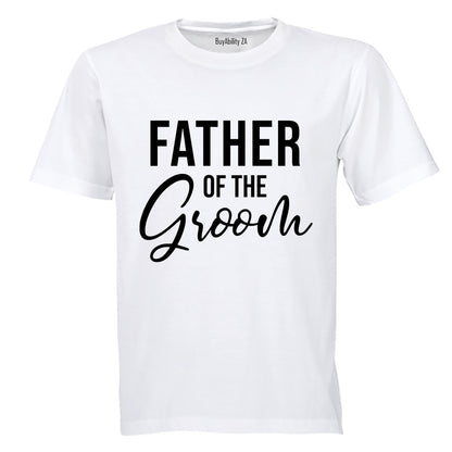 Father of The Groom - Adults - T-Shirt - BuyAbility