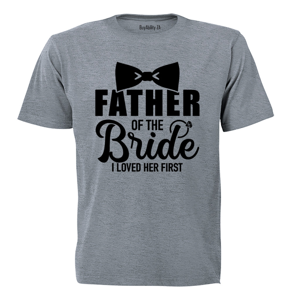 Father of the Bride - Bowtie - Adults - T-Shirt - BuyAbility South Africa