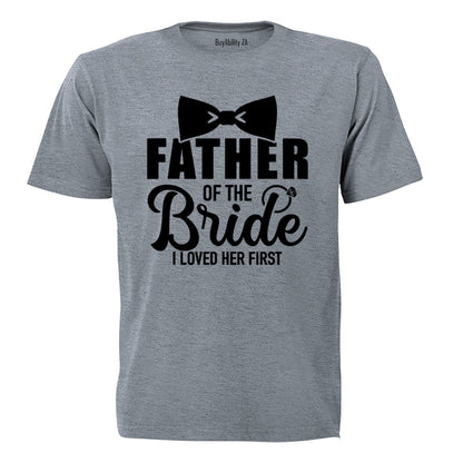 Father of the Bride - Bowtie - Adults - T-Shirt - BuyAbility South Africa