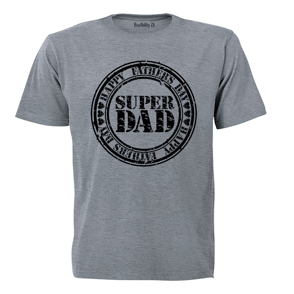 Fathers Day - Super DAD - Adults - T-Shirt - BuyAbility