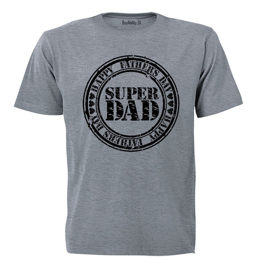 Fathers Day - Super DAD - Adults - T-Shirt - BuyAbility