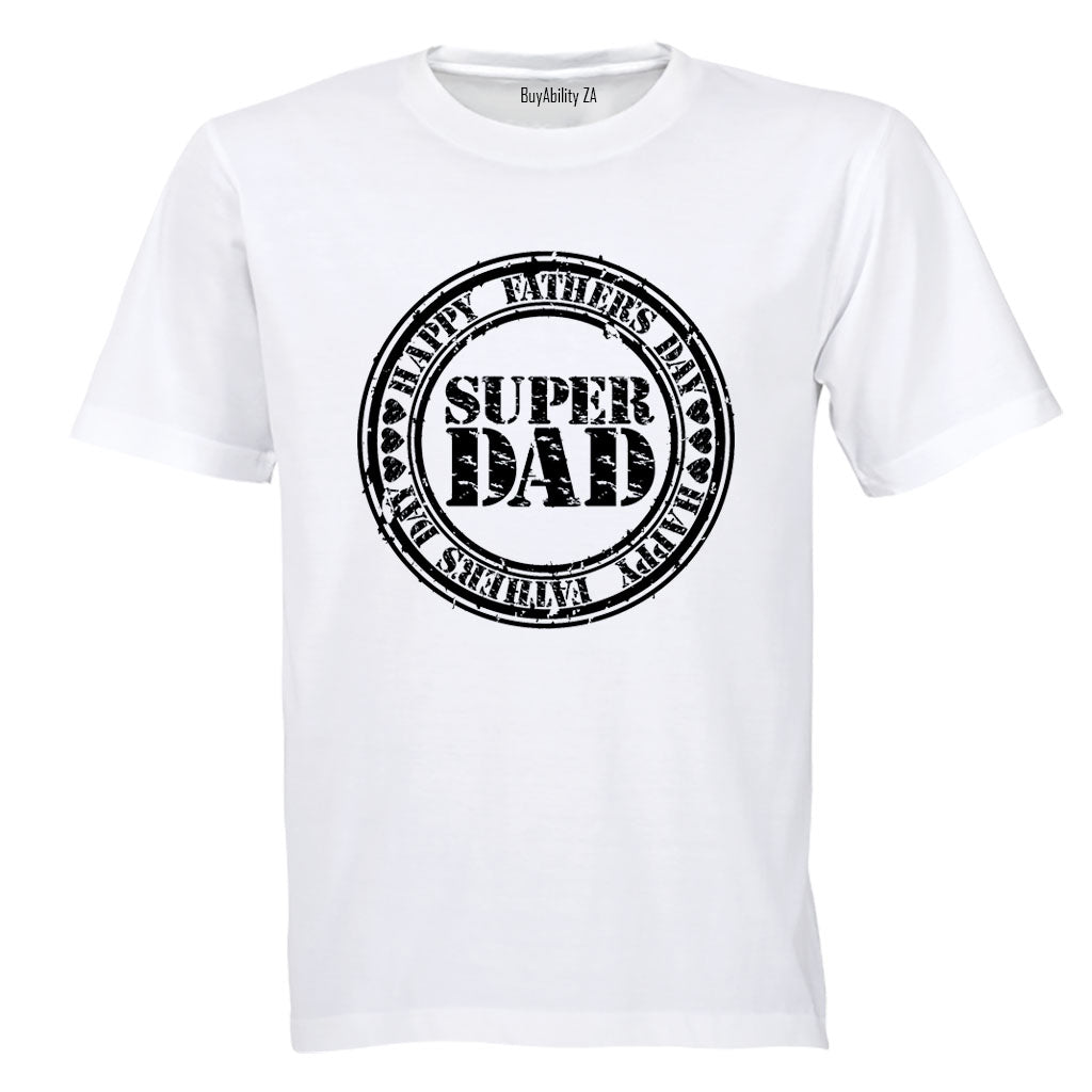 Fathers Day - Super DAD - Adults - T-Shirt - BuyAbility