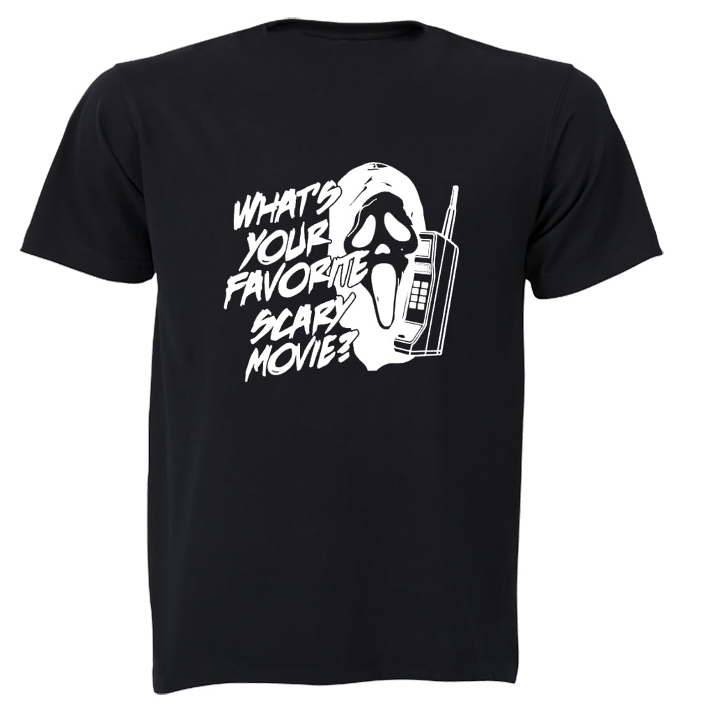 Favorite Scary Movie - Adults - T-Shirt - BuyAbility South Africa
