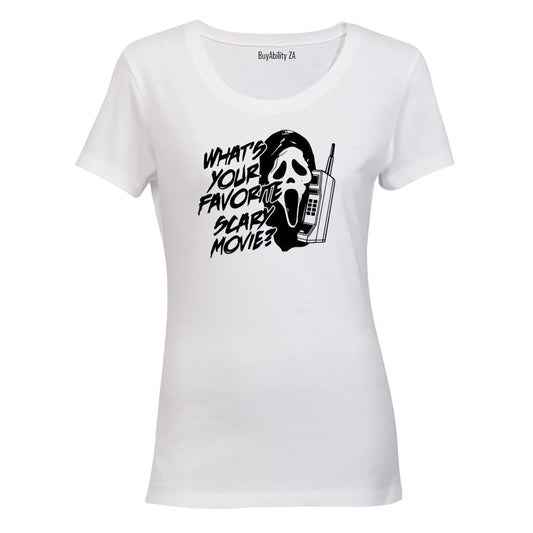 Favorite Scary Movie - Ladies - T-Shirt