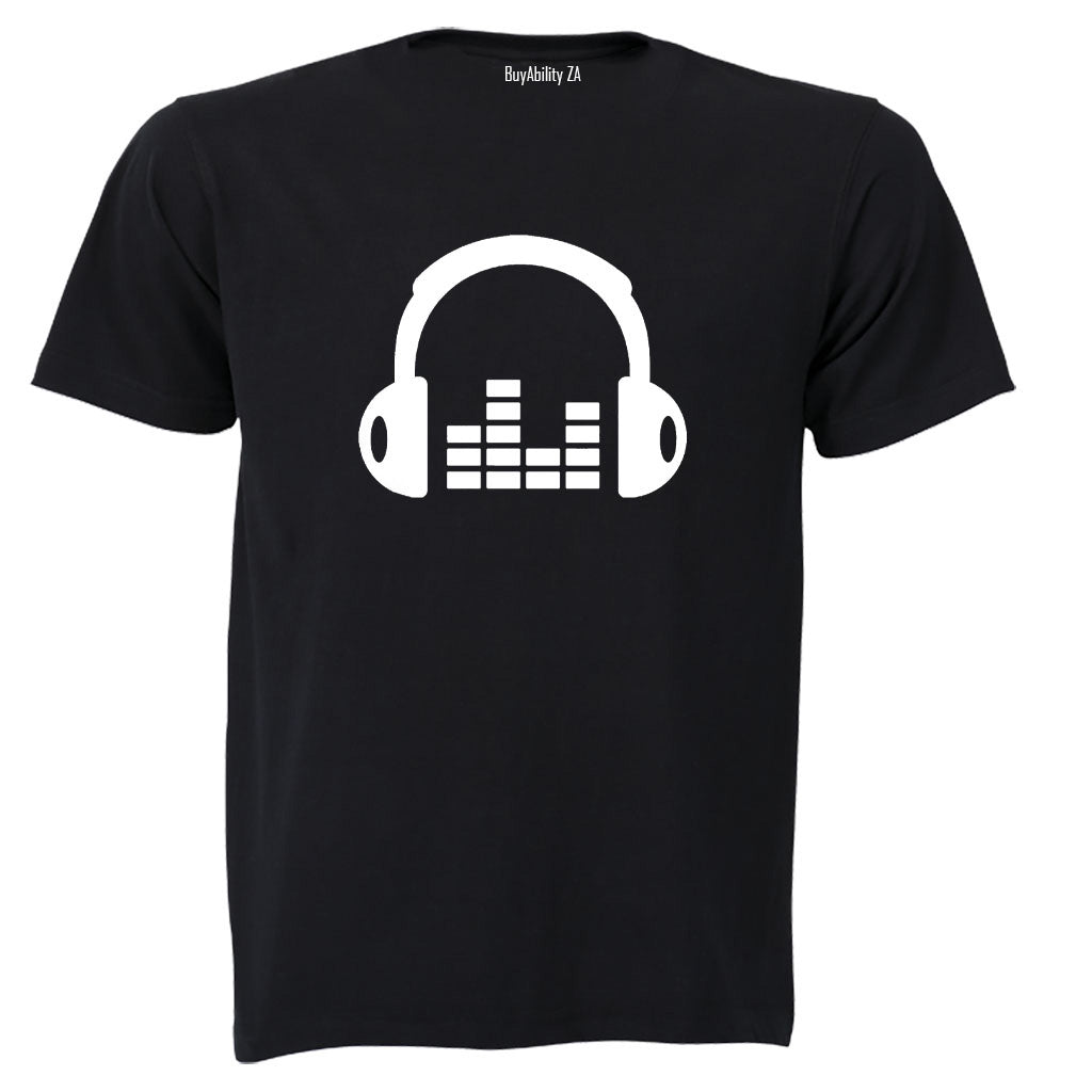 Feel The Beat - Headphones - Adults - T-Shirt