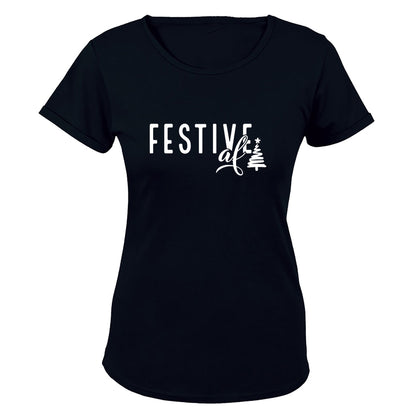 Festive - Christmas Tree - Ladies - T-Shirt - BuyAbility South Africa