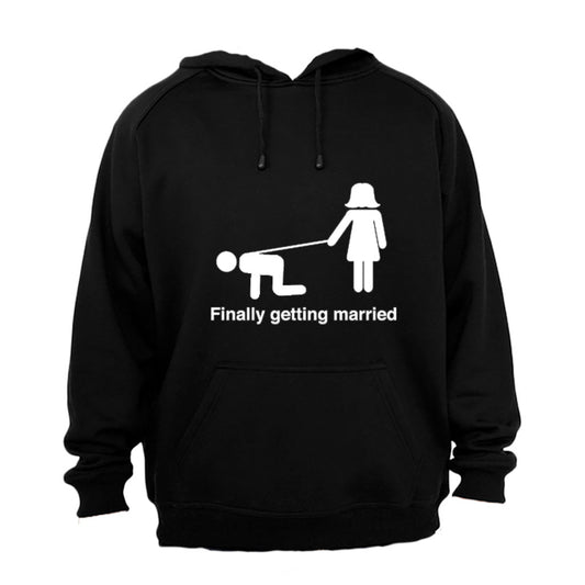 Finally Getting Married - Hoodie - BuyAbility South Africa