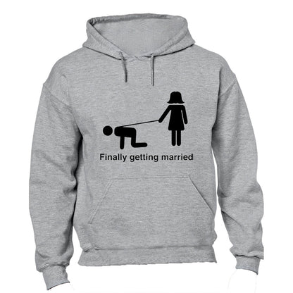 Finally Getting Married - Hoodie - BuyAbility South Africa