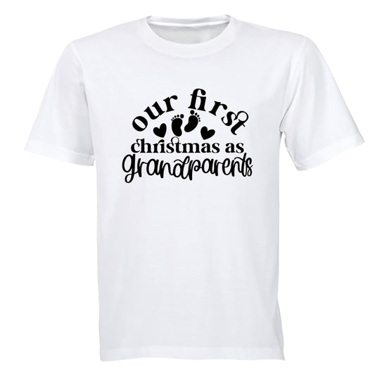 First Christmas as Grandparents - Adults - T-Shirt - BuyAbility South Africa