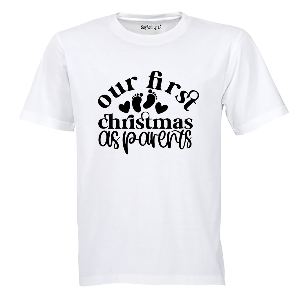 First Christmas as Parents - Adults - T-Shirt