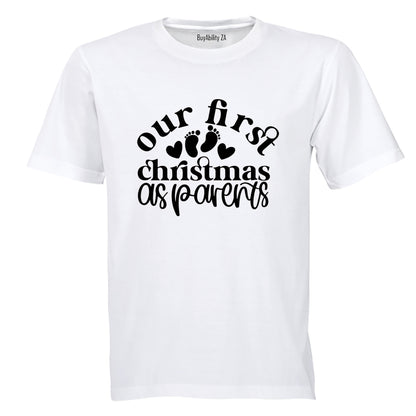 First Christmas as Parents - Adults - T-Shirt