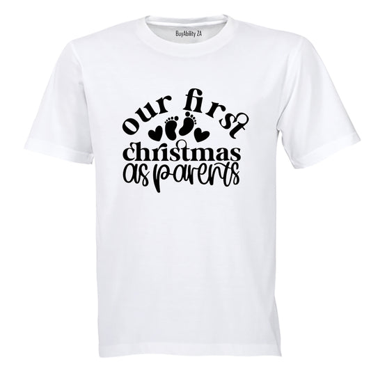 First Christmas as Parents - Adults - T-Shirt
