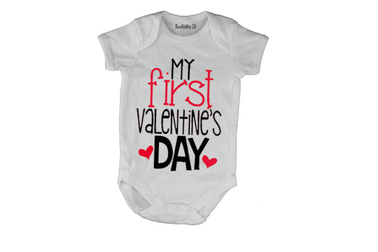 My First Valentine's Day - Baby Grow