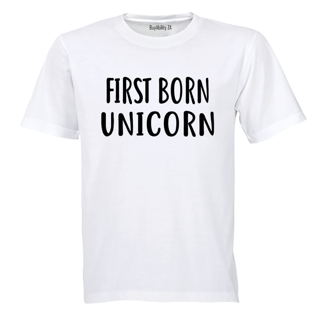 First Born Unicorn - Kids T-Shirt