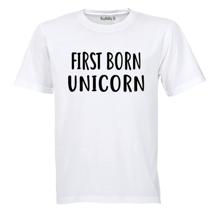 First Born Unicorn - Kids T-Shirt