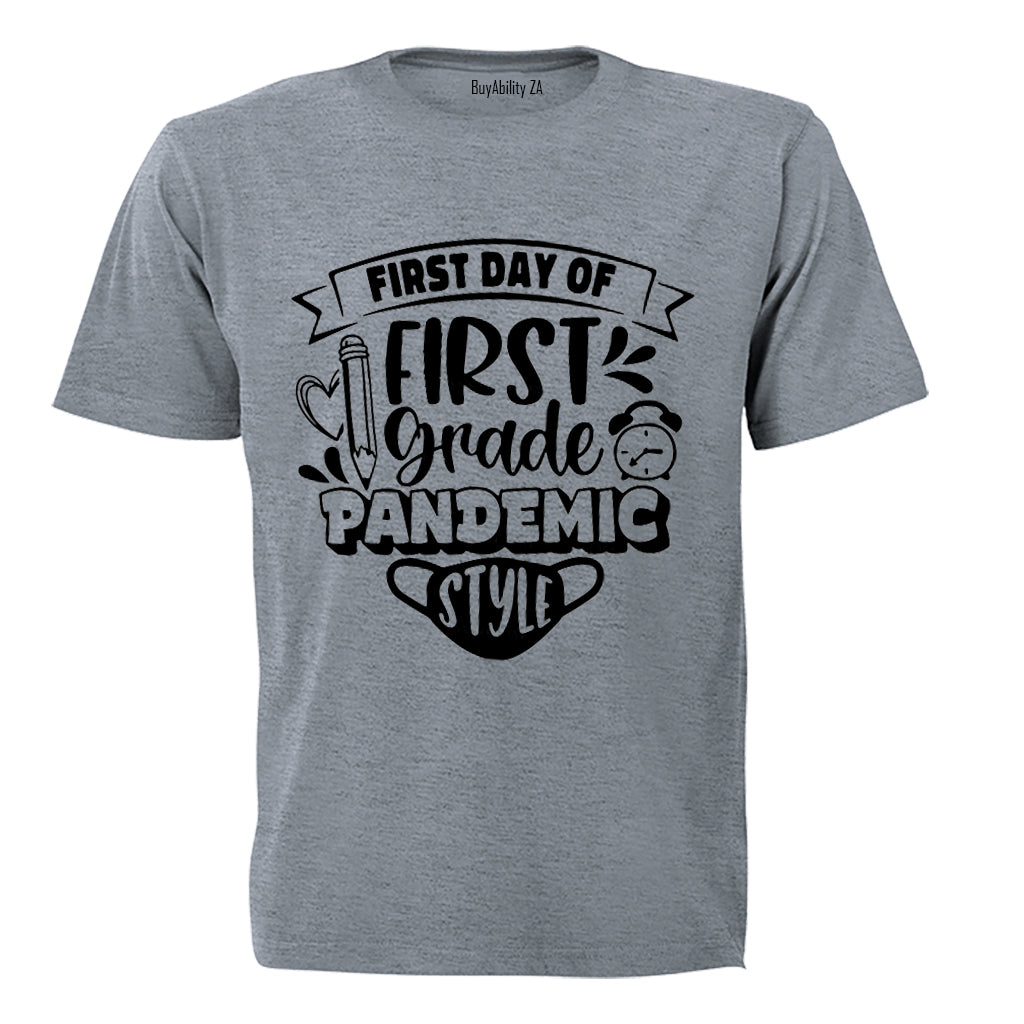 First Grade - Pandemic Style - Kids T-Shirt