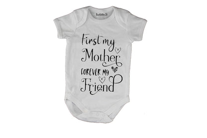 First My Mother - Hearts - Baby Grow