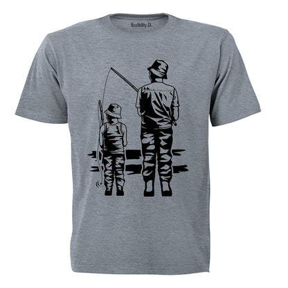 Fishing - Father & Son - Adults - T-Shirt