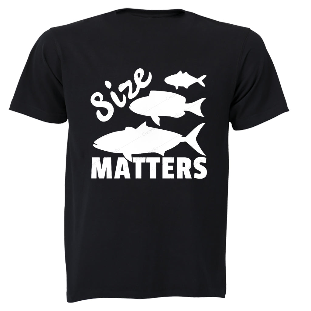Size Matters - Fishing - Adults - T-Shirt - BuyAbility South Africa
