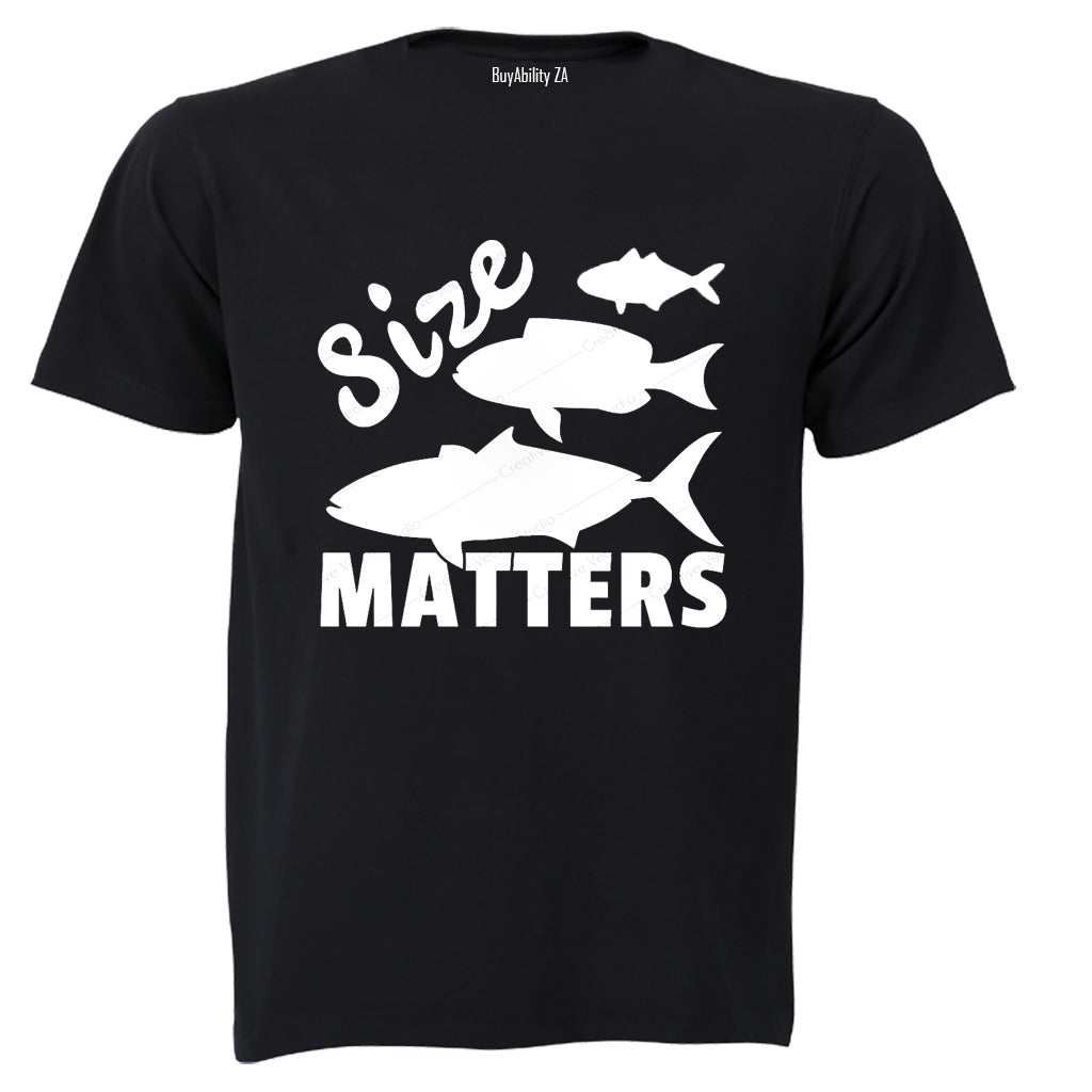 Size Matters - Fishing - Adults - T-Shirt
