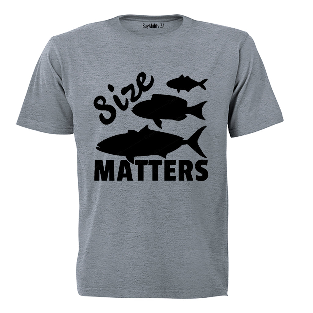 Size Matters - Fishing - Adults - T-Shirt