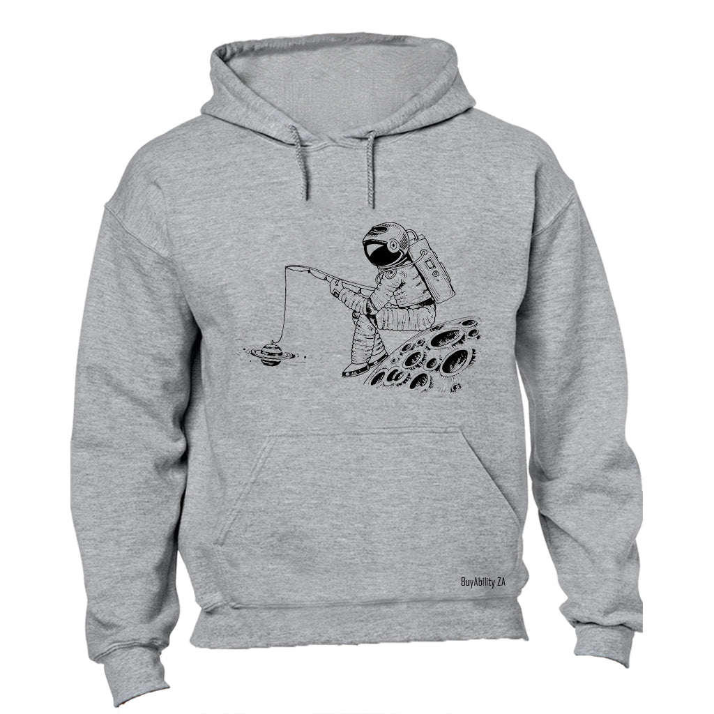 Fishing Astronaut - Hoodie - BuyAbility South Africa