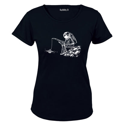 Fishing Astronaut - Ladies - T-Shirt - BuyAbility South Africa