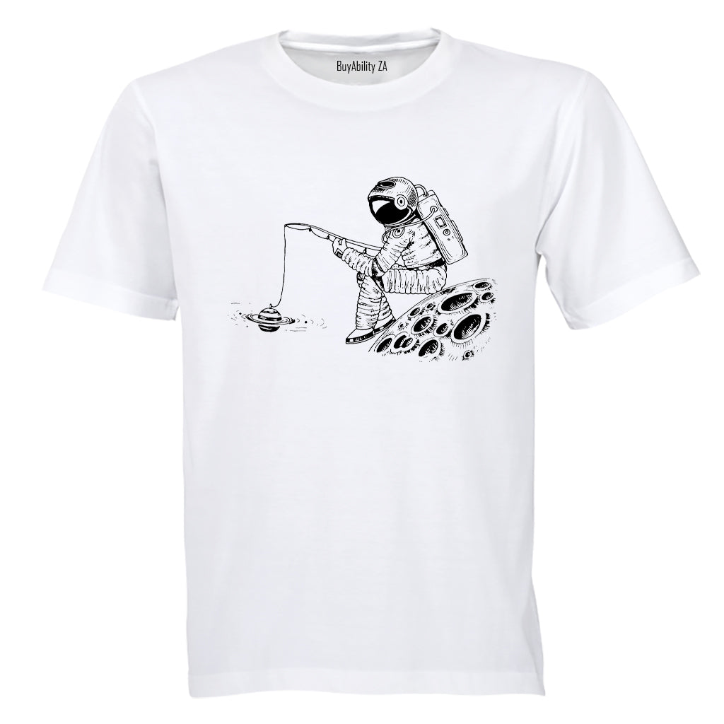 Fishing Astronaut - Adults - T-Shirt - BuyAbility South Africa