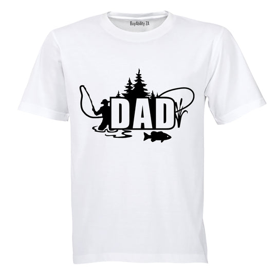 Fishing Dad - Wilderness - Adults - T-Shirt