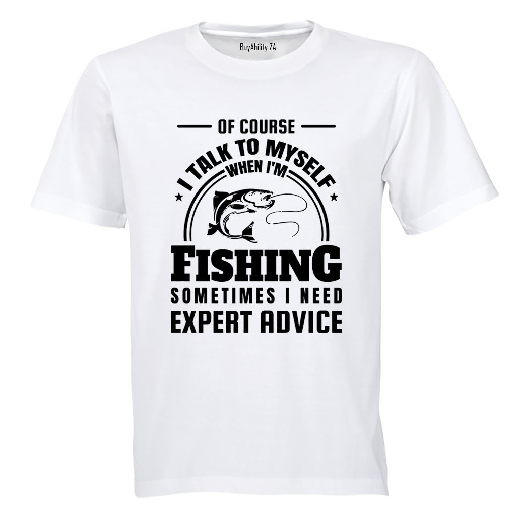 Fishing Expert Advice - Adults - T-Shirt - BuyAbility South Africa