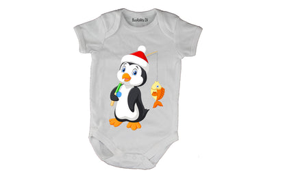 Fishing Penguin - Baby Grow