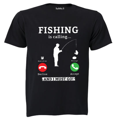 Fishing is Calling - Adults - T-Shirt - BuyAbility South Africa