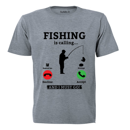 Fishing is Calling - Adults - T-Shirt - BuyAbility South Africa