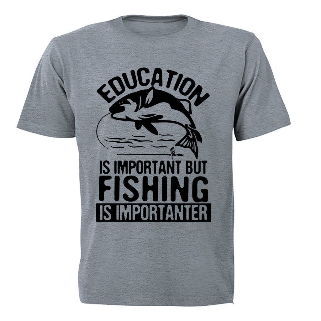 Fishing is Importanter - Adults - T-Shirt - BuyAbility South Africa