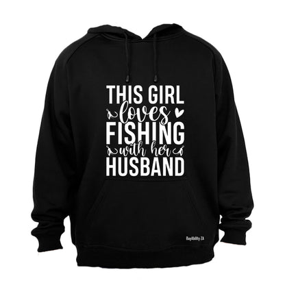 Fishing With Her Husband - Hoodie
