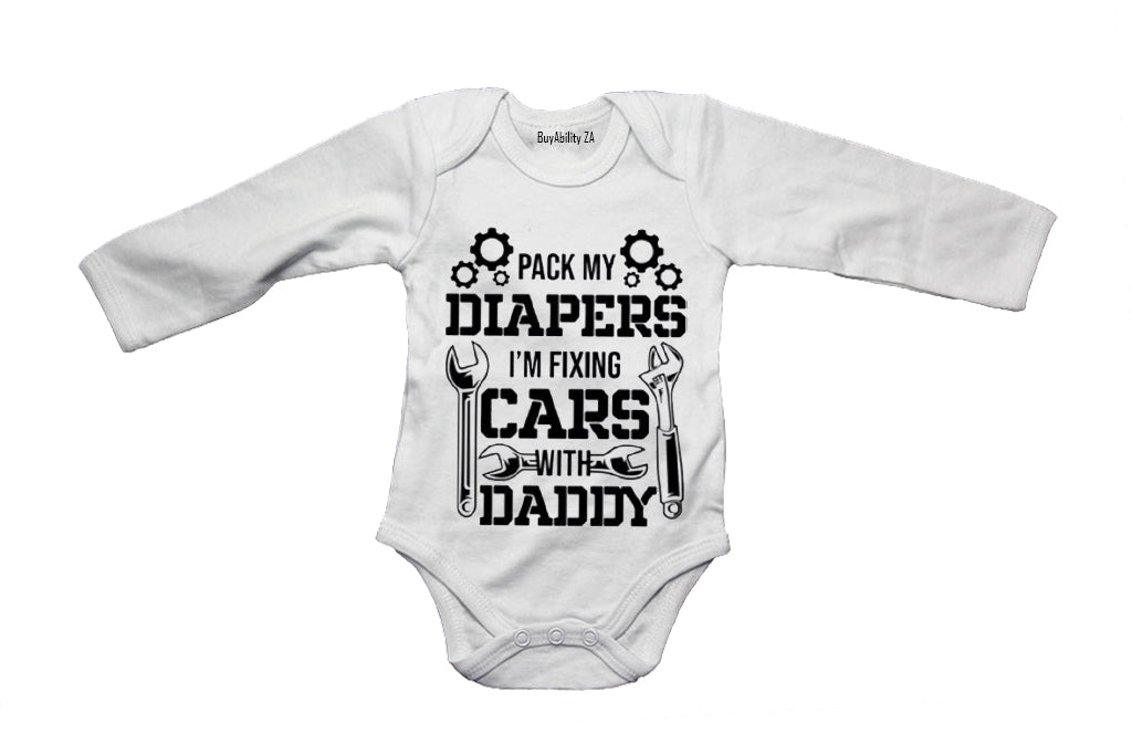 Fixing Cars With Daddy - Baby Grow - BuyAbility South Africa