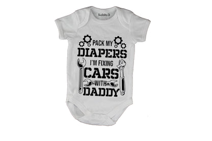 Fixing Cars With Daddy - Baby Grow - BuyAbility South Africa