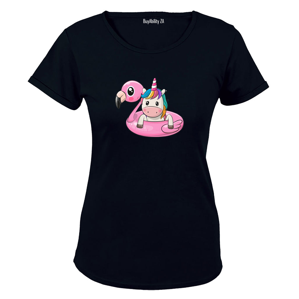 Flamingo Unicorn - Ladies - T-Shirt