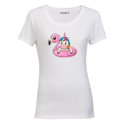 Flamingo Unicorn - Ladies - T-Shirt